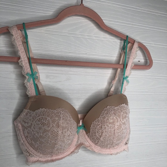 Victoria’s Secret Dream Angels Bra Lined Demi Mint DD - Picture 3 of 15